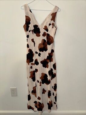 Cowhide slip dress